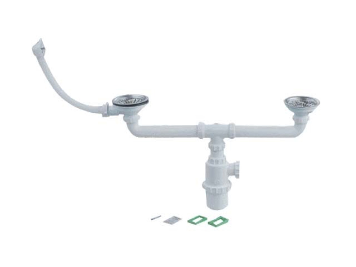 Siphon Double Avec Trop-Plein ø115 - Siphons douche, référence siphon-double-avec-trop-plein-115 chez Sanitaire Casa Anfa à Casablanca
