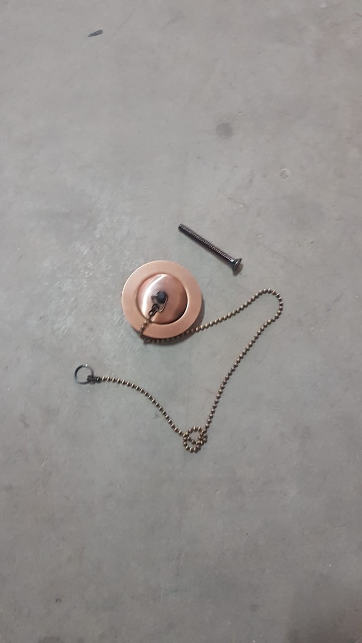 Bonde à Bouchon Bronze SANILI - Grilles évacuation, référence bonde-a-bouchon-bronze-sanili chez Sanitaire Casa Anfa à Casablanca