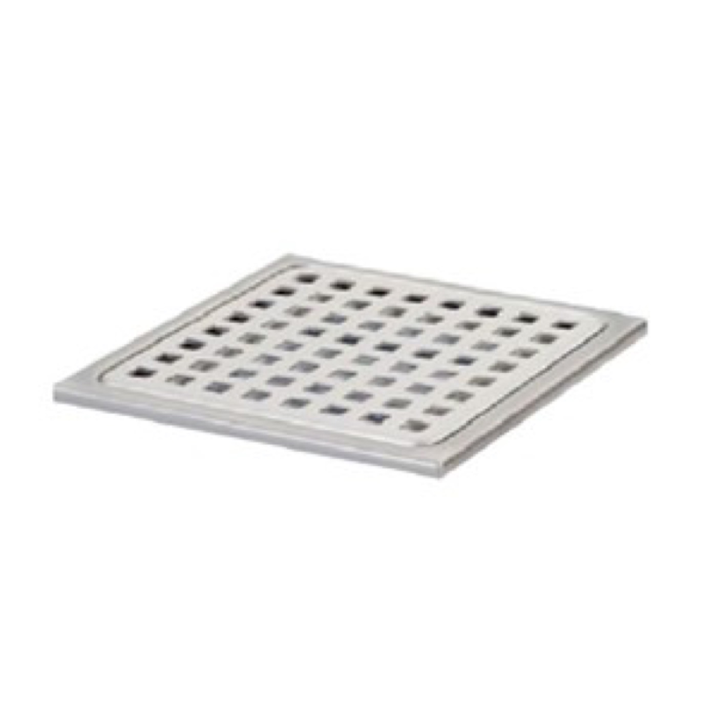 Siphon De Cour Inox Plat 15X15CM - Siphons douche, référence siphon-de-cour-inox-plat-15x15cm chez Sanitaire Casa Anfa à Casablanca