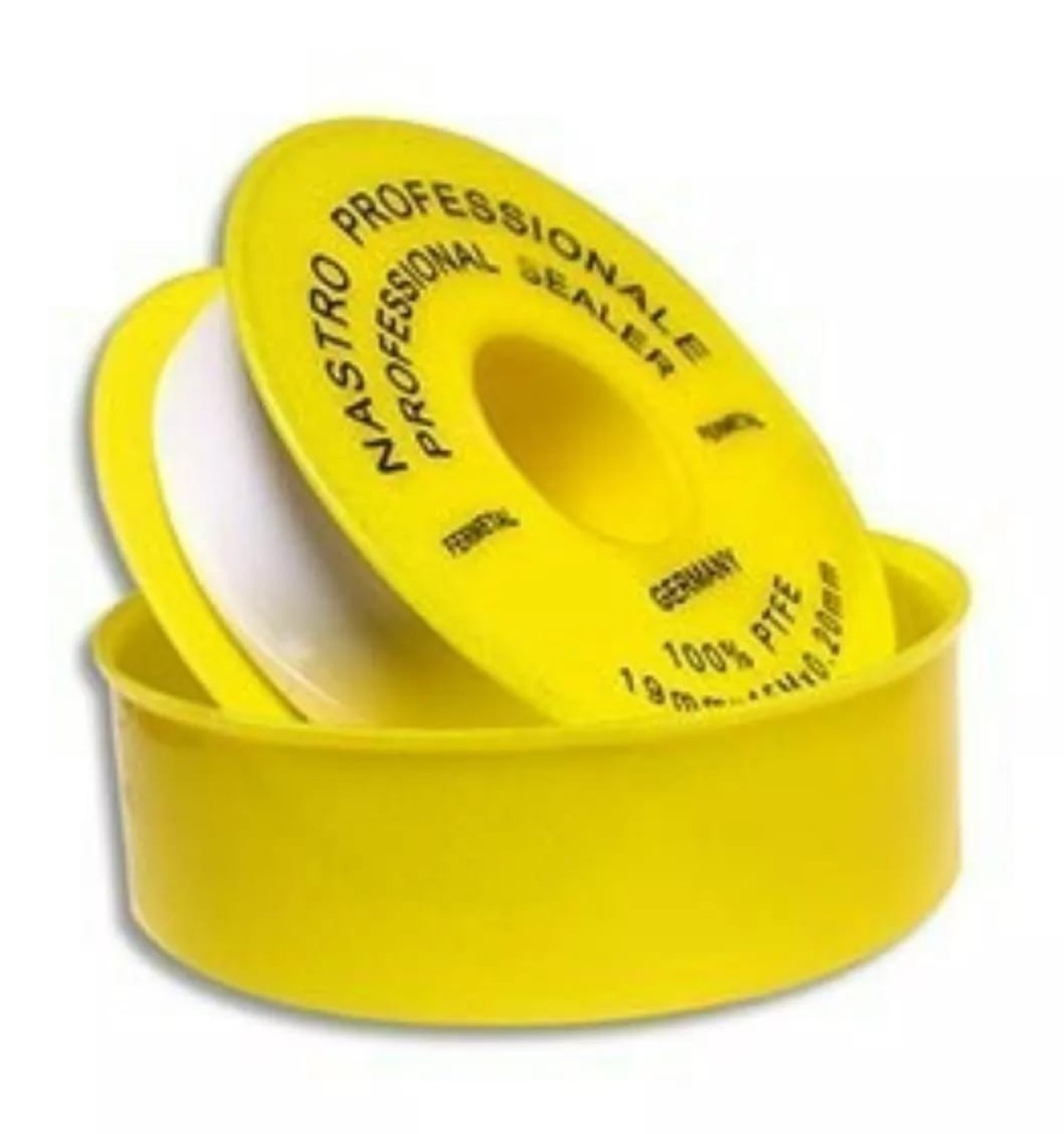 Teflon 19mmx15mx0.2mm Jaune 1 pcs - Téflon et chanvre, référence teflon-19mmx15mx0-2mm-jaune-1-pcs chez Sanitaire Casa Anfa à Casablanca