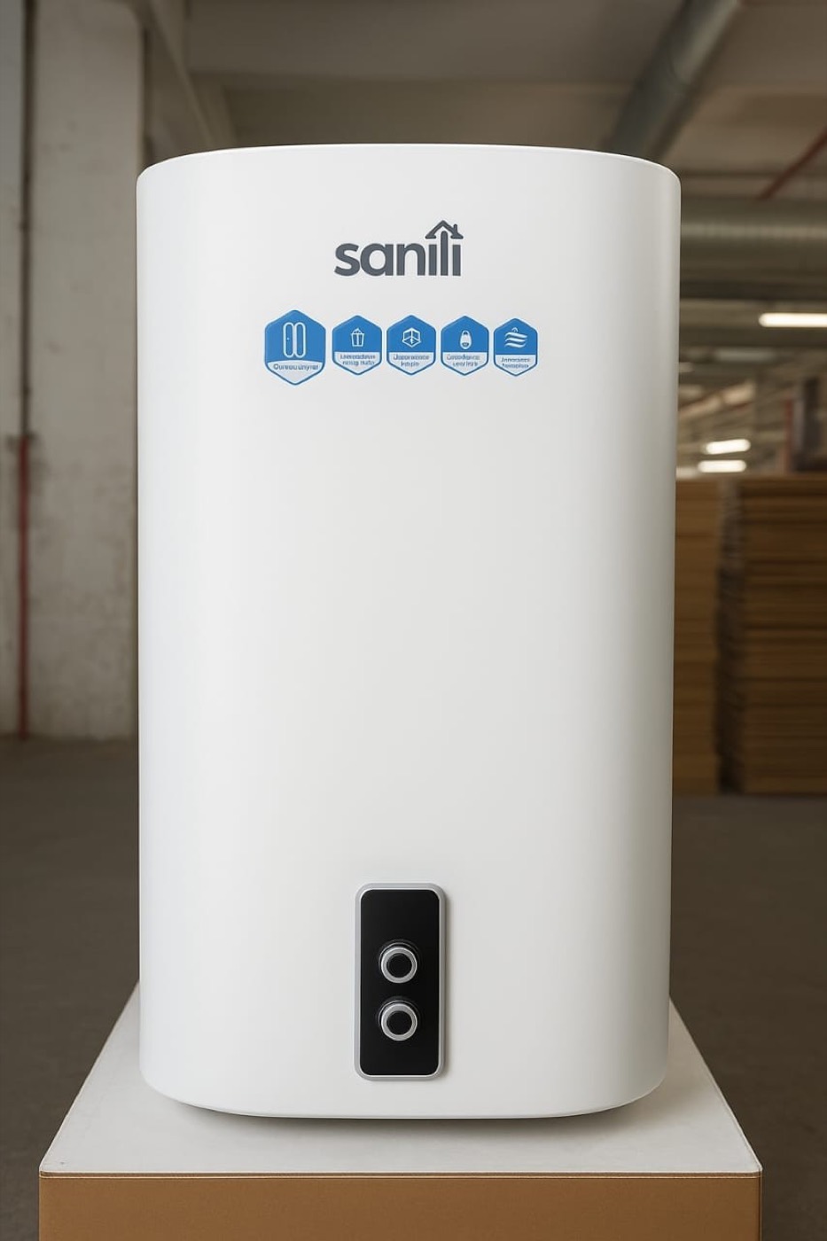 Chauffe Eau Slim 100L Sanili - Chauffe-eau électrique, référence chauffe-eau-slim-100l-sanili chez Sanitaire Casa Anfa à Casablanca