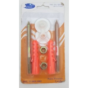 Blister paire fixation pour lavabo sanili - Supports et tiges, référence blister-paire-fixation-pour-lavabo-sanili chez Sanitaire Casa Anfa à Casablanca
